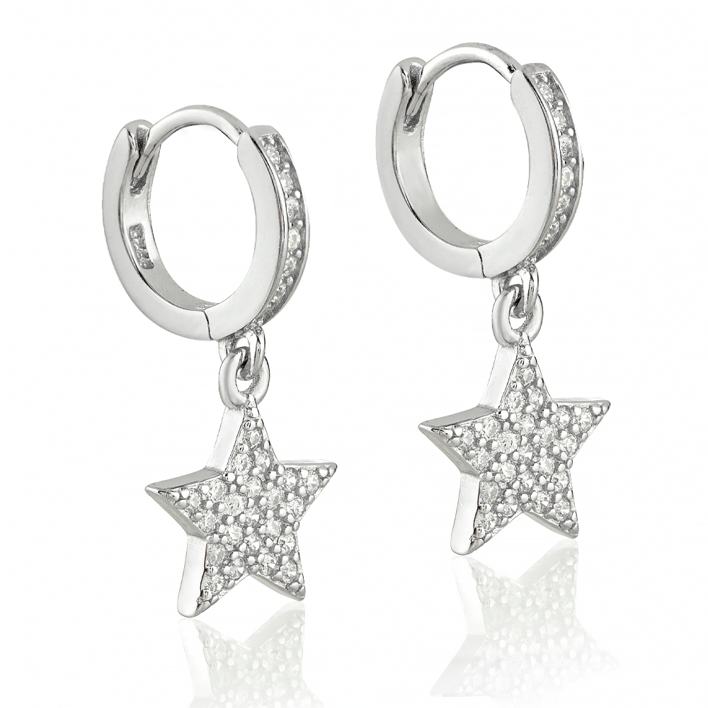 Minđuše sa visećom zvezdom