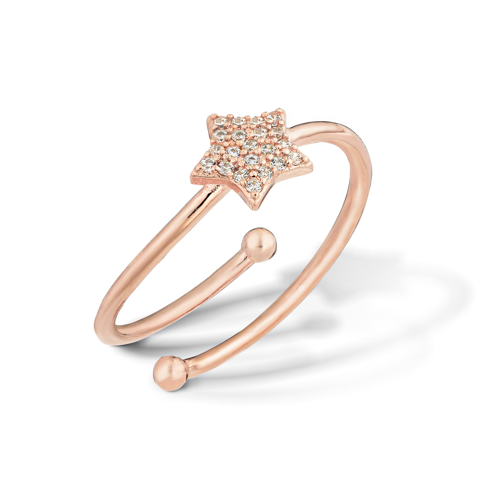 Diskretan prsten sa motivom zvezde