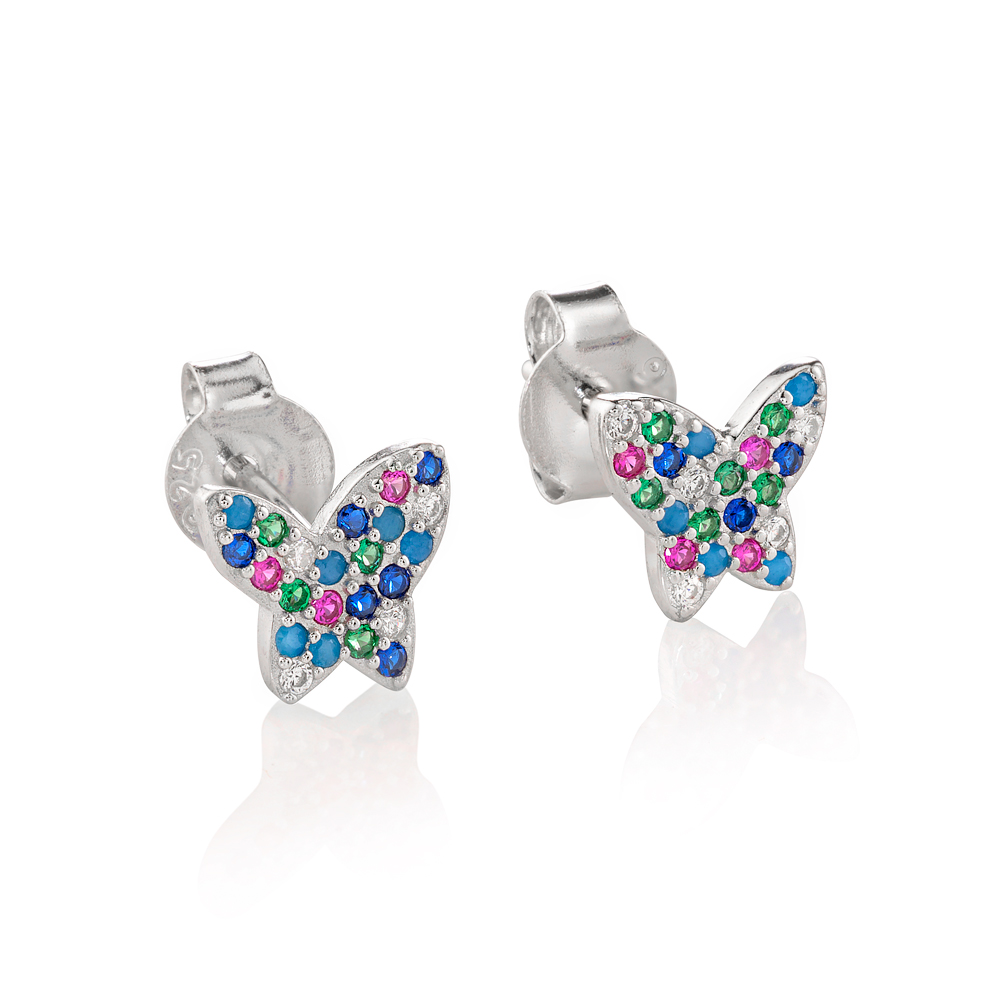 Minđuše tutti frutti leptirići 