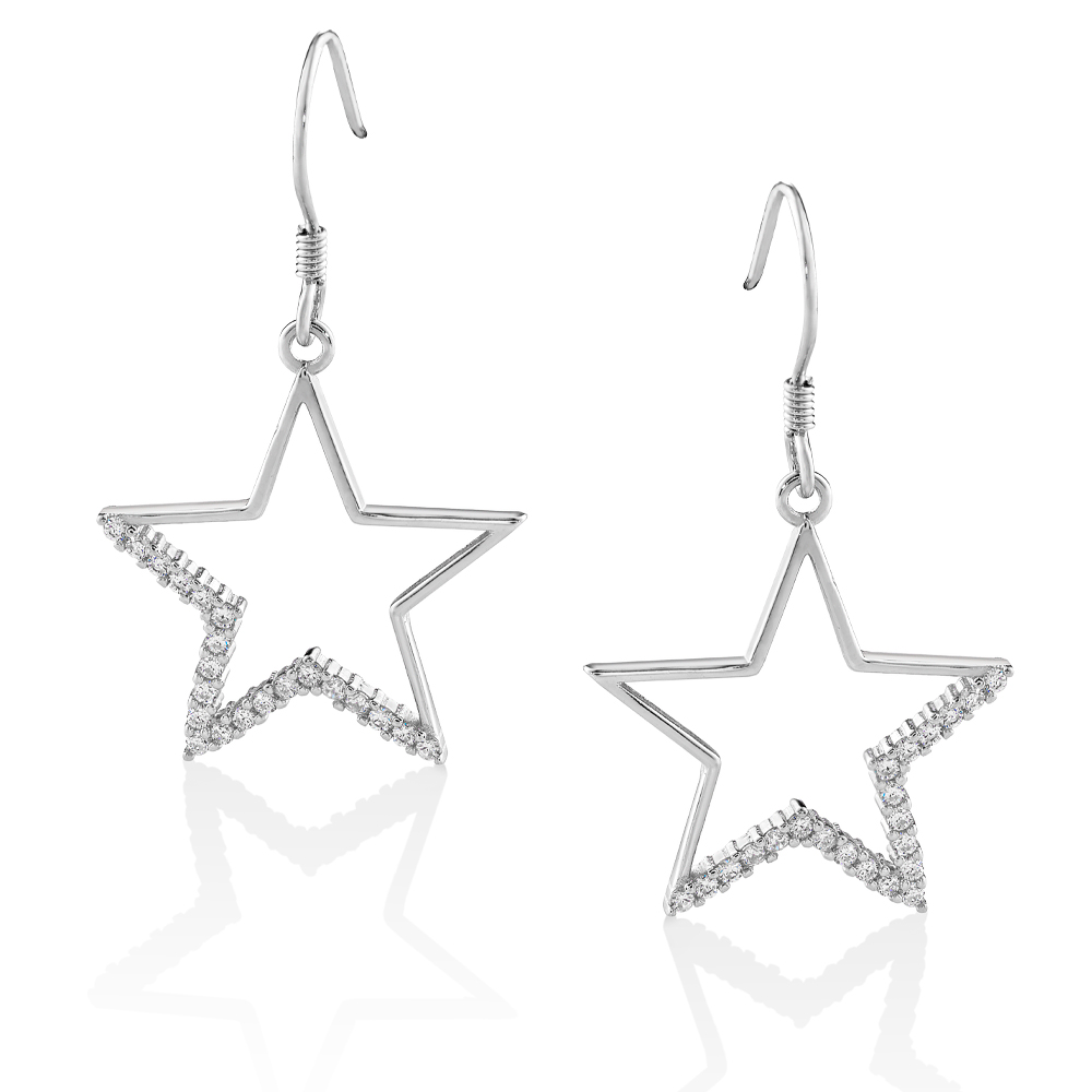 Minđuše viseće zvezde 