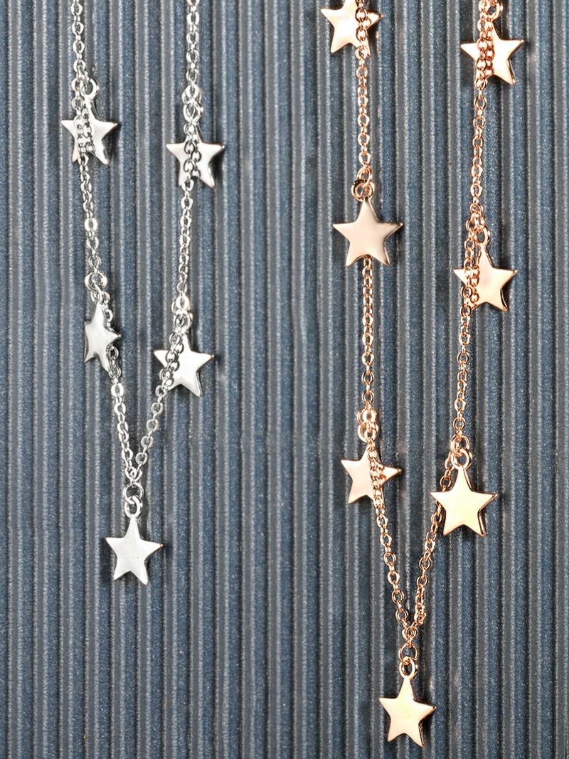 Ogrlica sa diskretnim Zvezdicama 