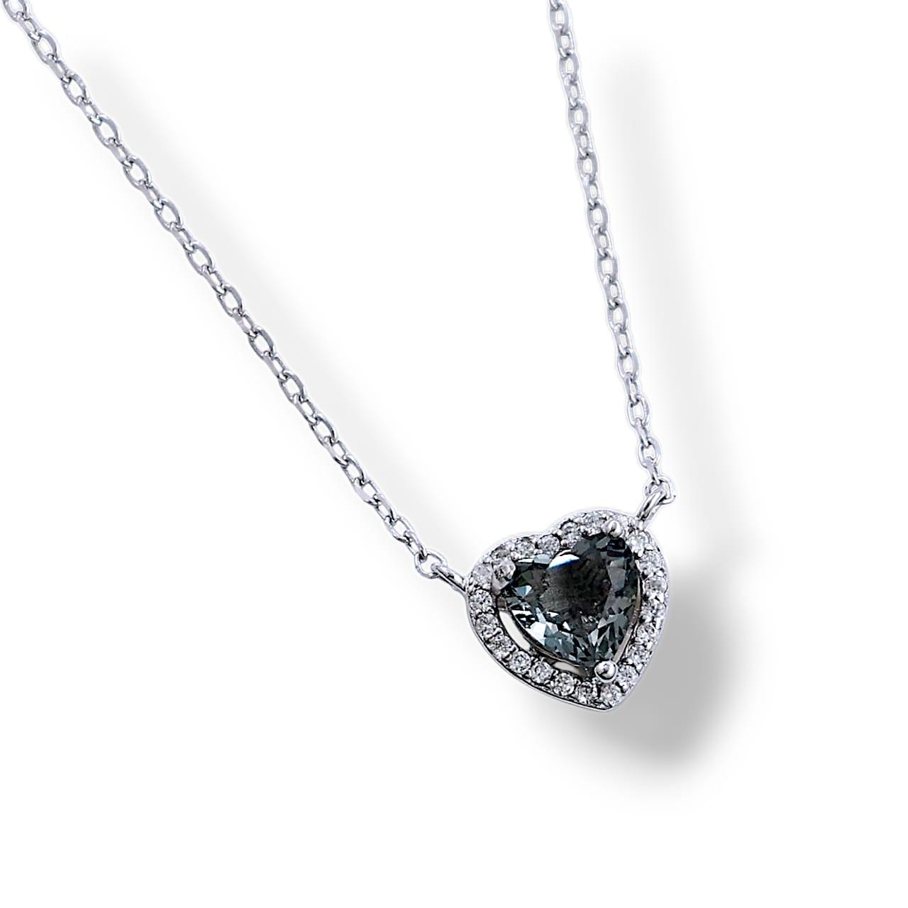 Ogrlica srce dim boja