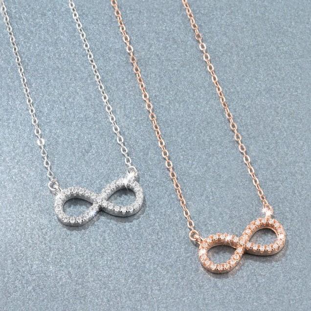 Ogrlica Infiniti sa cirkonima