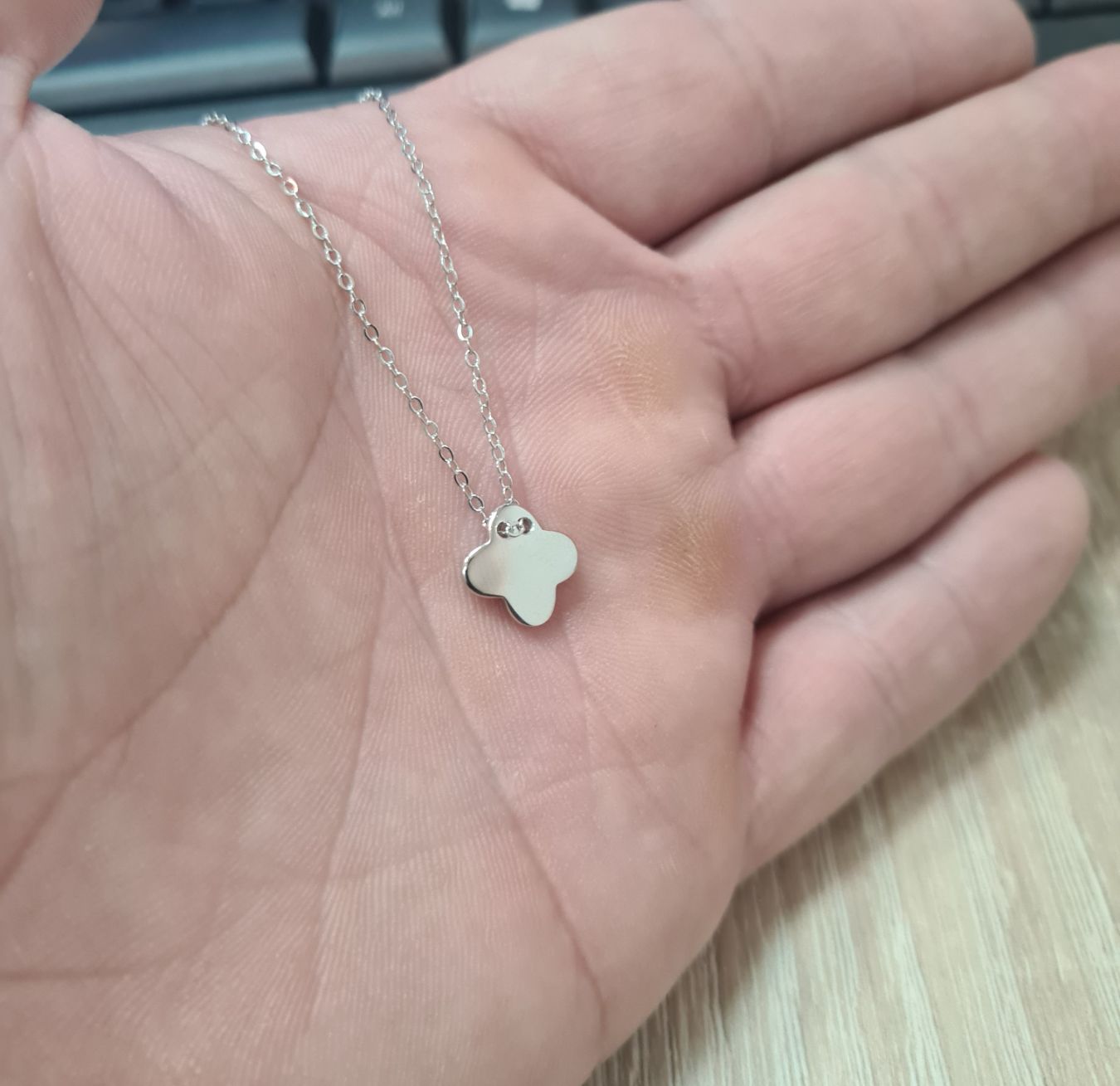 Ogrlica glatka detelina