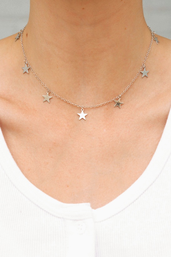 Ogrlica sa diskretnim Zvezdicama 